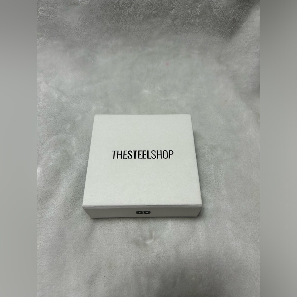 White the steel shop storage gift jewelry box ONLY